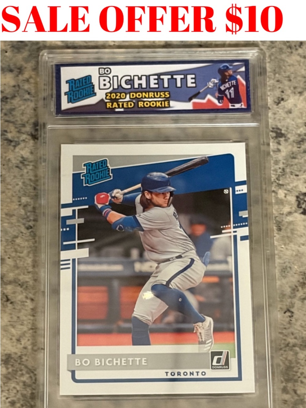 Bo Bichette 2020 Donruss Toronto Blue Jays Rookie RC Baseball Card